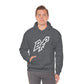 BlackFox Unisex Hoodie W/White Logo