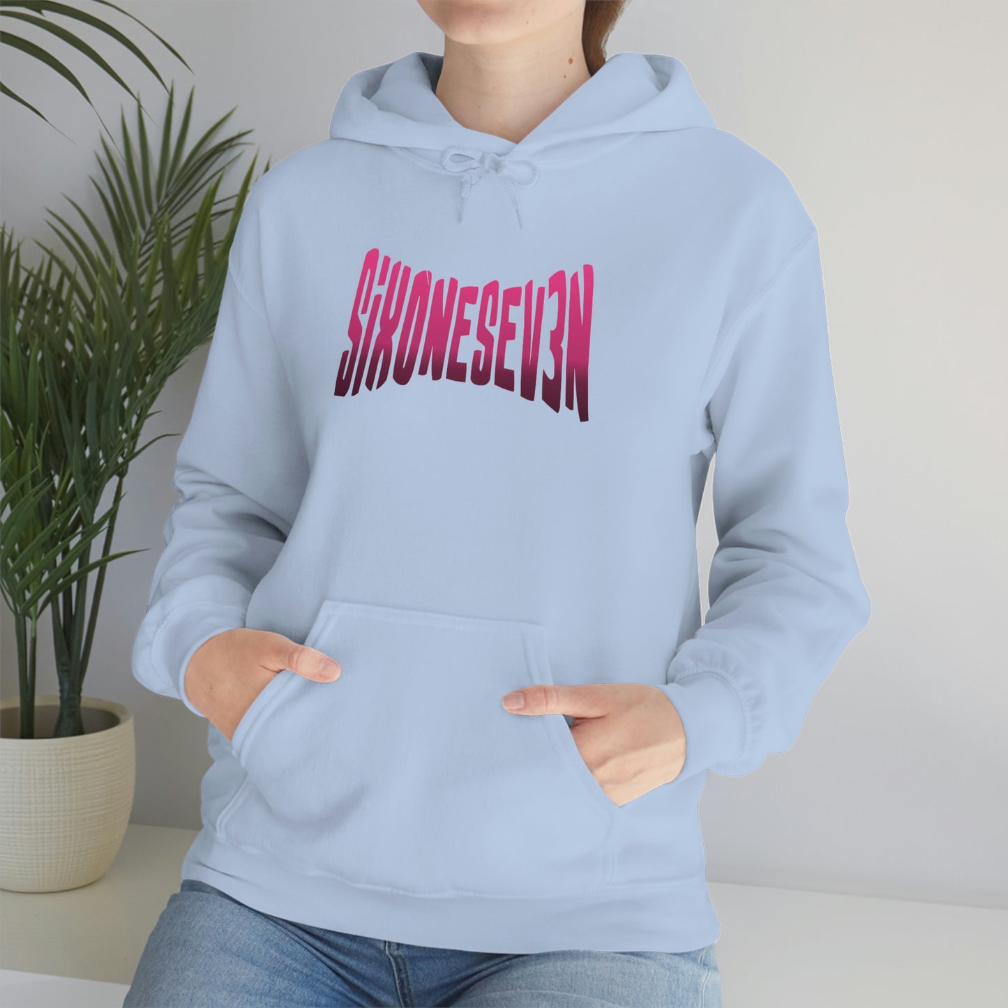 SixOneSev3n Text Unisex Hoodie