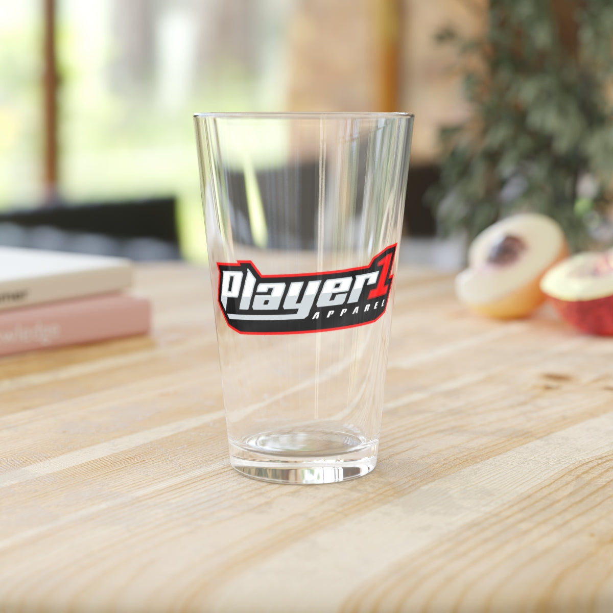 Player1Apparel Pint Glass, 16oz