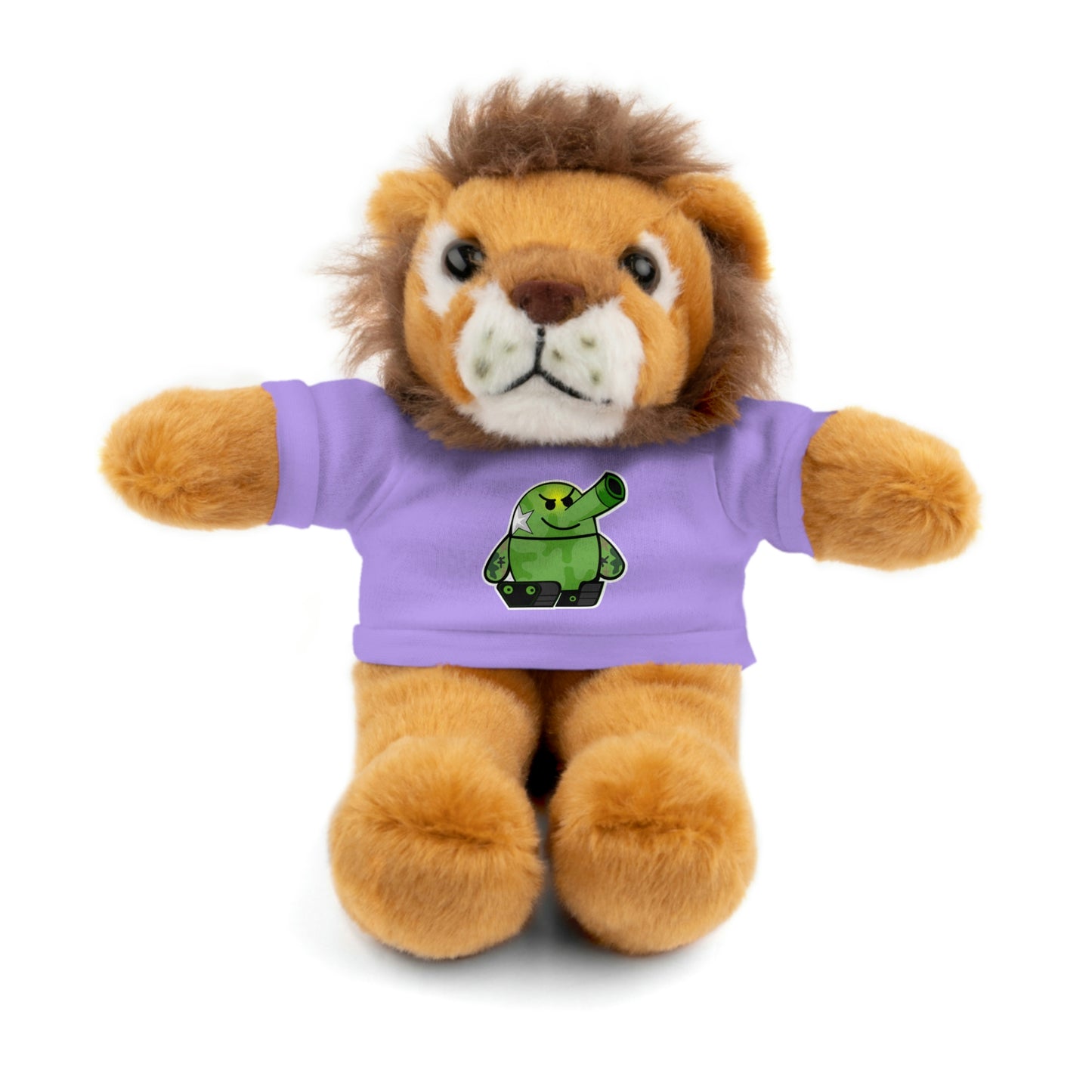 Smarmy Tank Cartoon Stuffed Animals with Tee