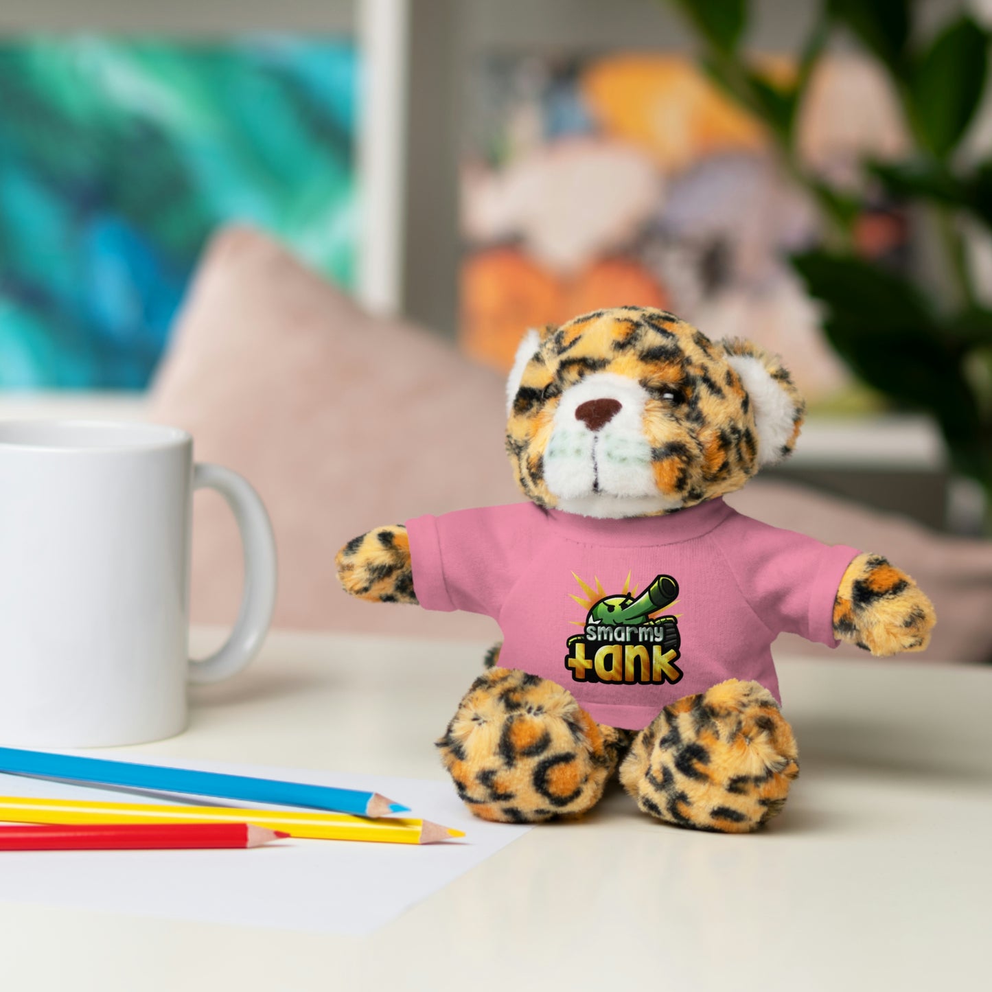 Smarmy Tank Stuffed Animals with Tee