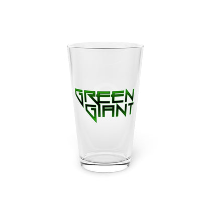 Green Giant Pint Glass, 16oz