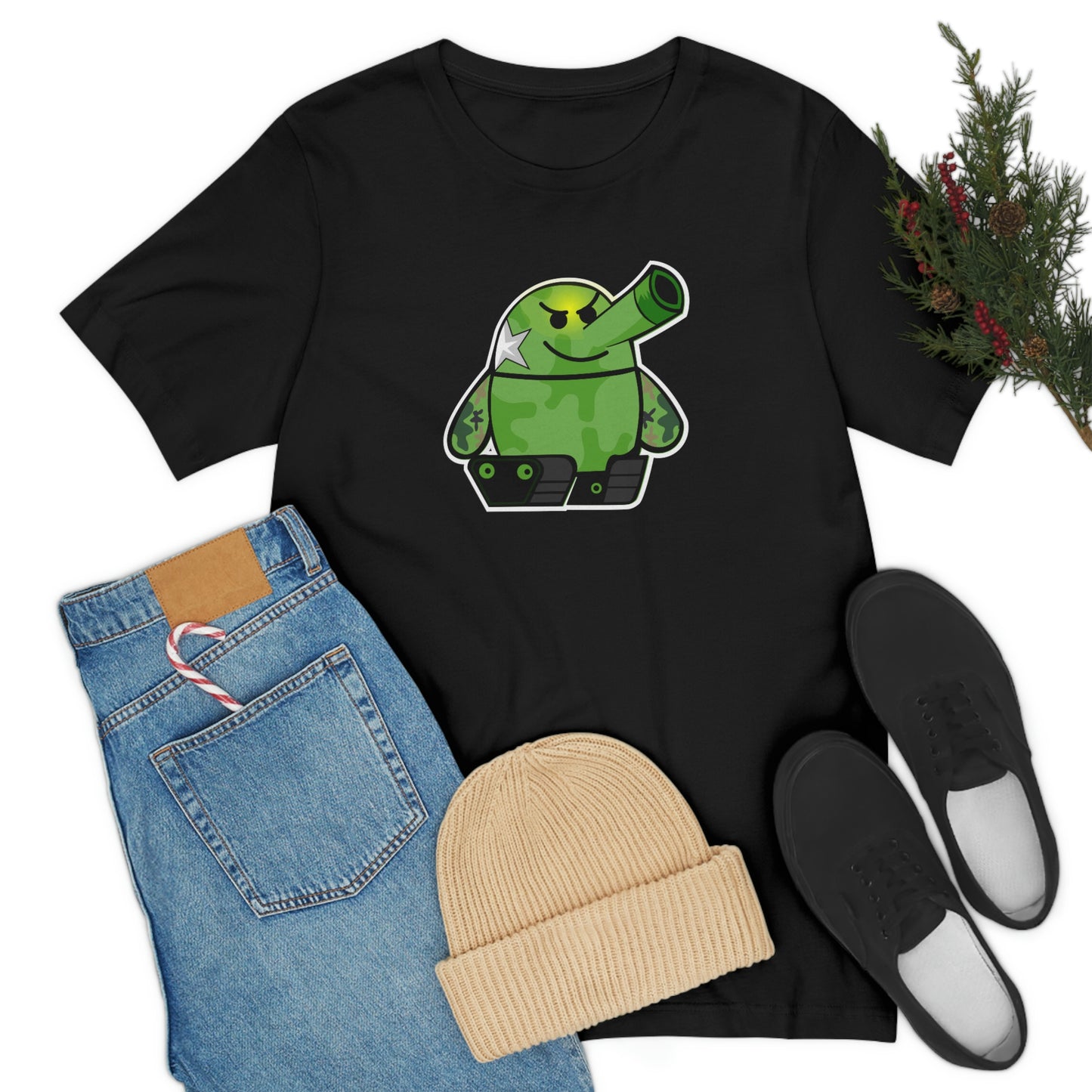 Smarmy Tank Cartoon Unisex T-shirt