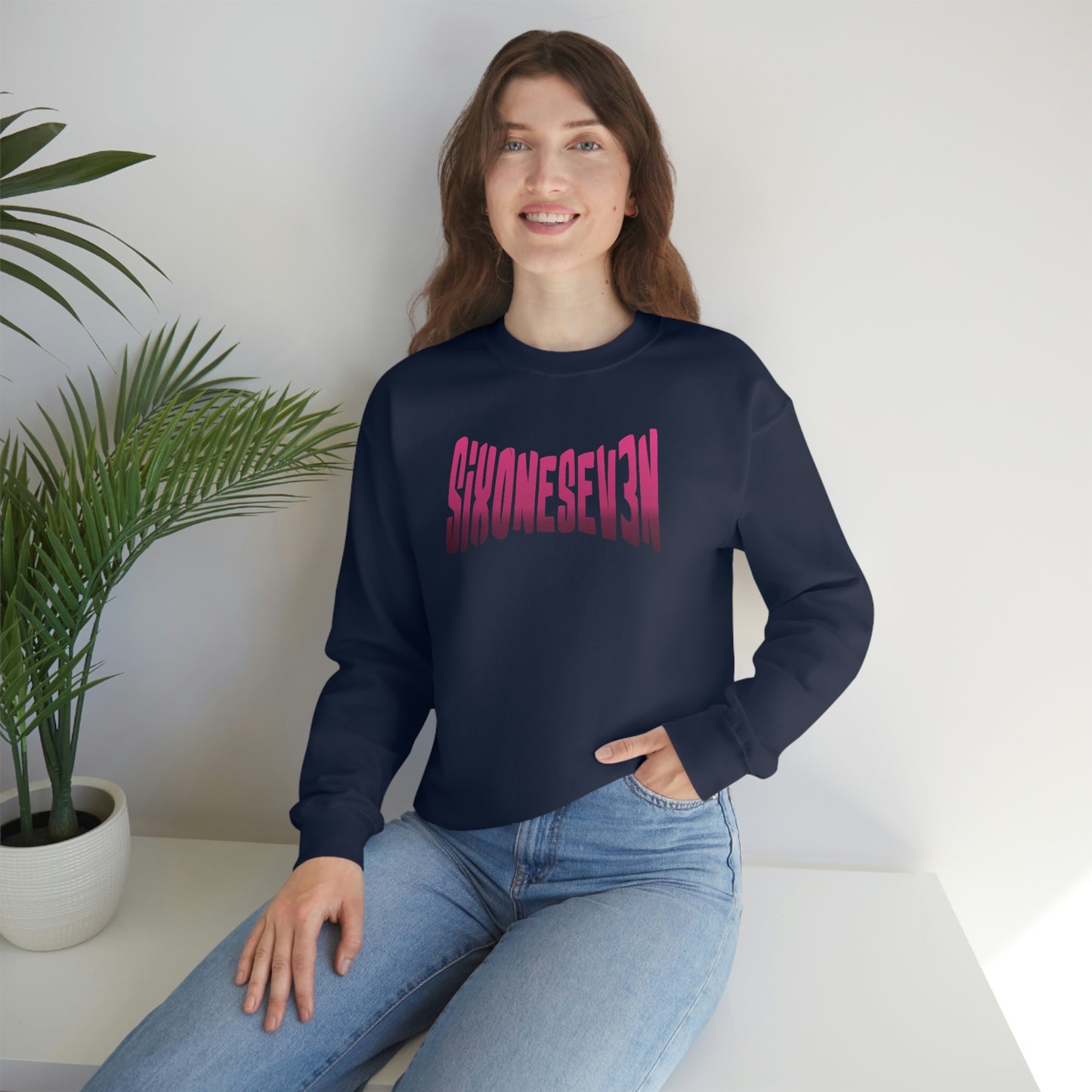 SixOneSev3n Text Unisex Sweatshirt