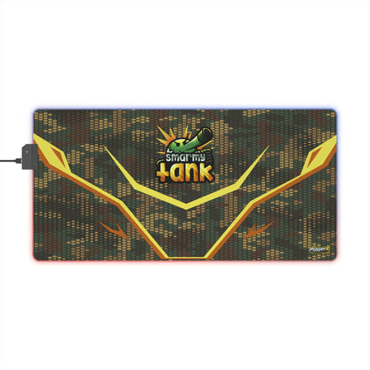 Smarmy Tank LED Gaming Mouse Pad