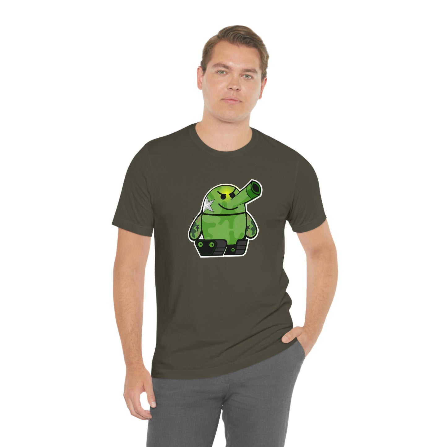 Smarmy Tank Cartoon Unisex T-shirt