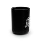 BlackFox Black Mug, 15oz