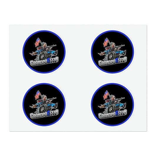GrandpaG Round Sticker Sheets