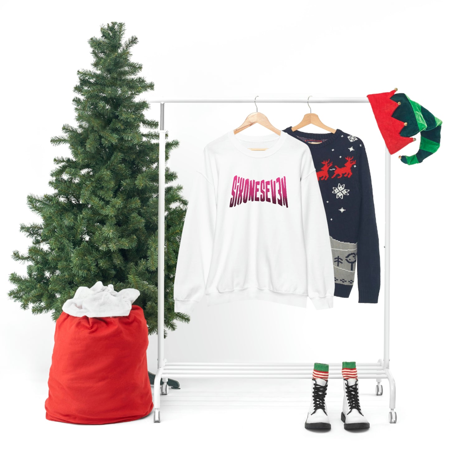 SixOneSev3n Text Unisex Sweatshirt