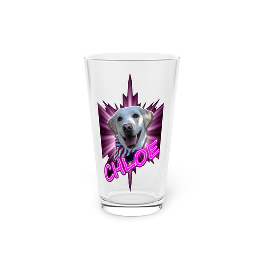 Dj Ditter Chloe Pint Glass, 16oz