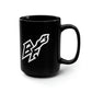 BlackFox Black Mug, 15oz