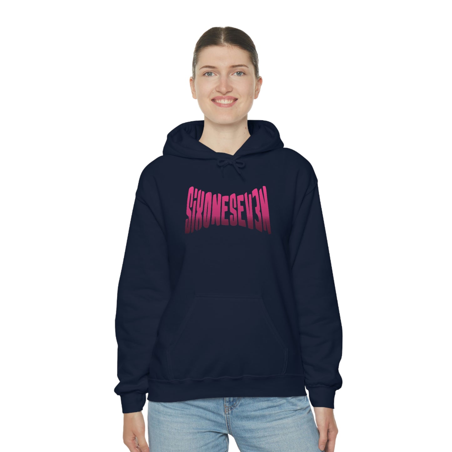 SixOneSev3n Text Unisex Hoodie
