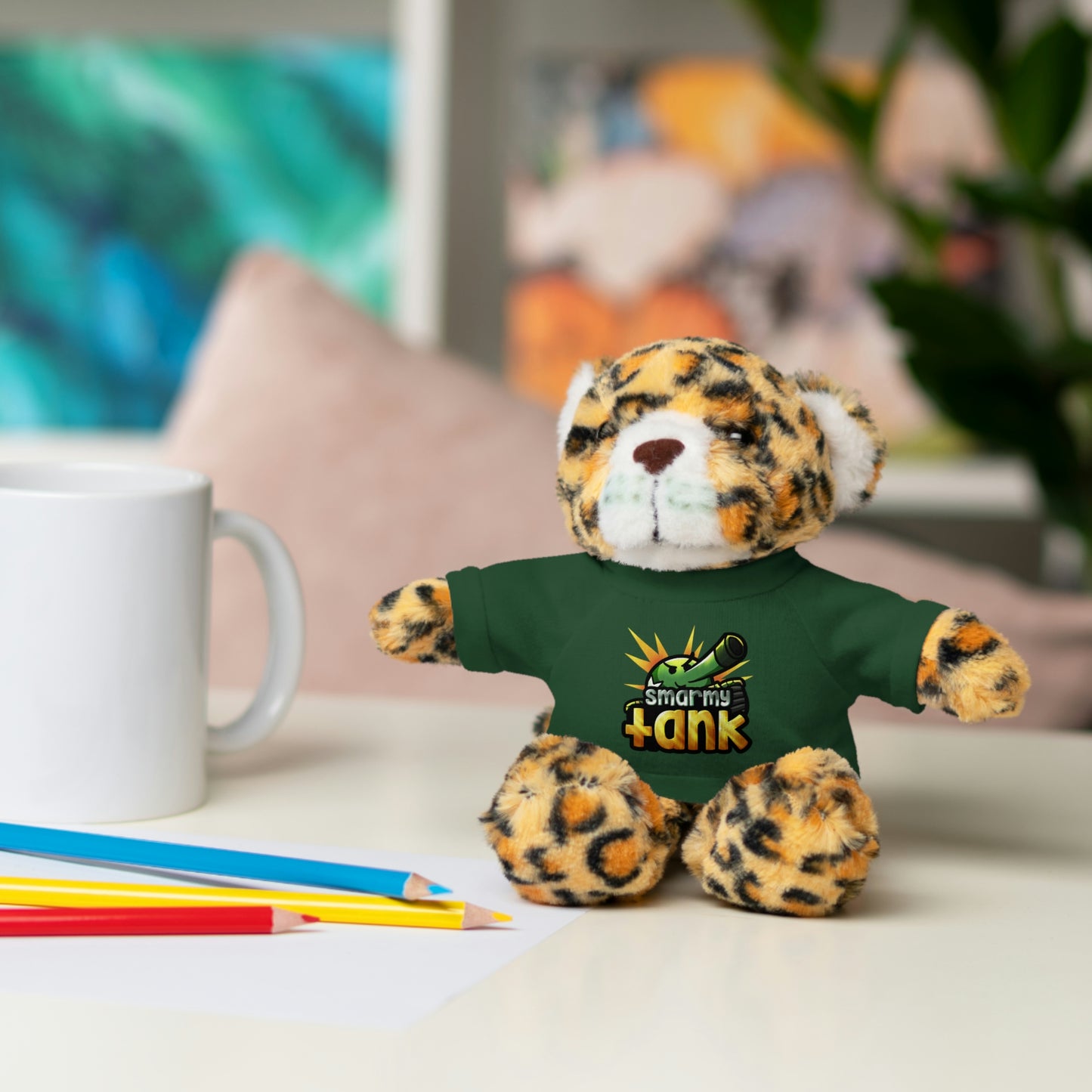 Smarmy Tank Stuffed Animals with Tee