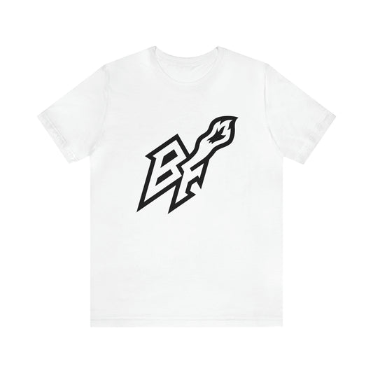 BlackFox Unisex T-shirt W/Black Logo