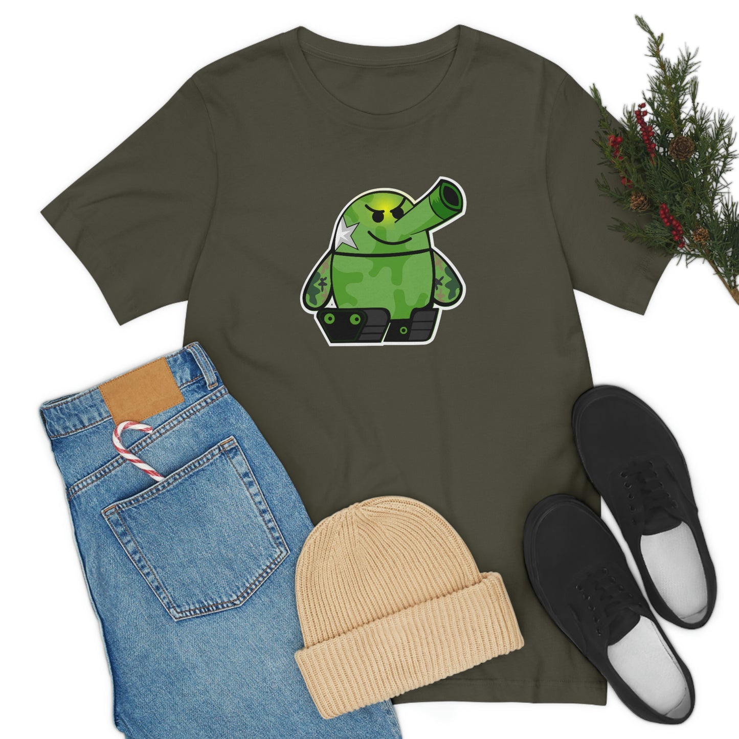 Smarmy Tank Cartoon Unisex T-shirt