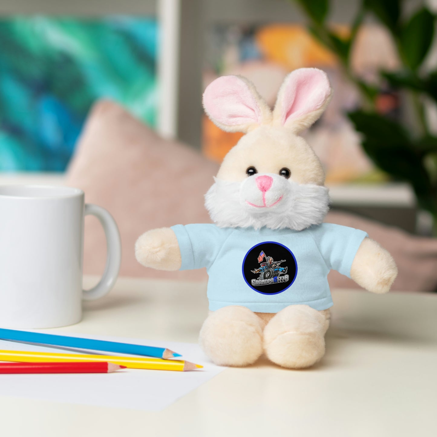 GrandpaG Round Logo Stuffed Animals with Tee