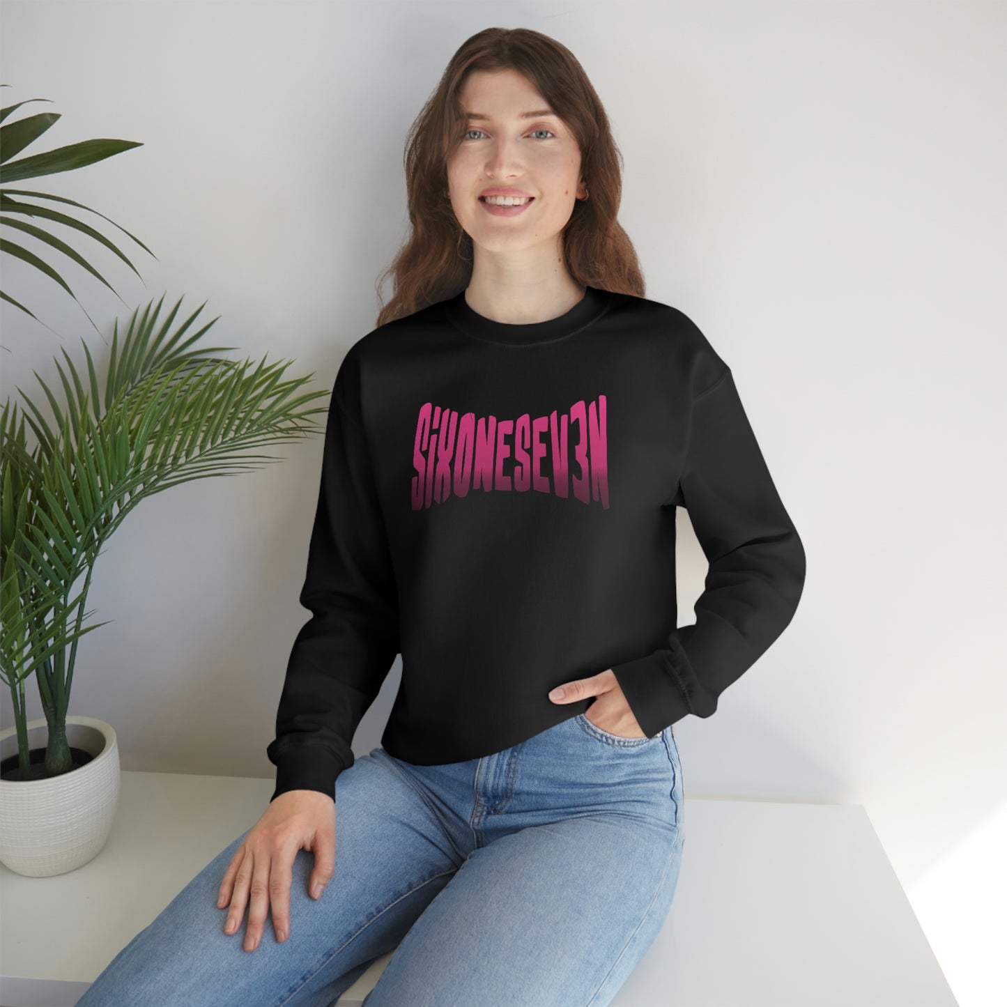 SixOneSev3n Text Unisex Sweatshirt