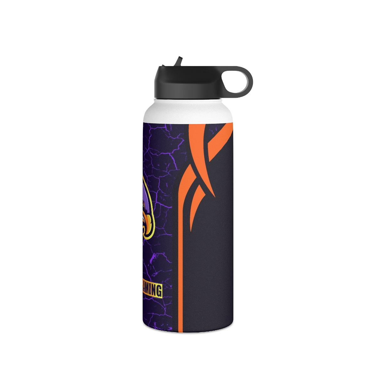 Angry Gaming Stainless Steel Water Bottle, Standard Lid