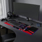 Red Bit LED Gaming Mouse Pad
