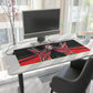 Red Bit LED Gaming Mouse Pad