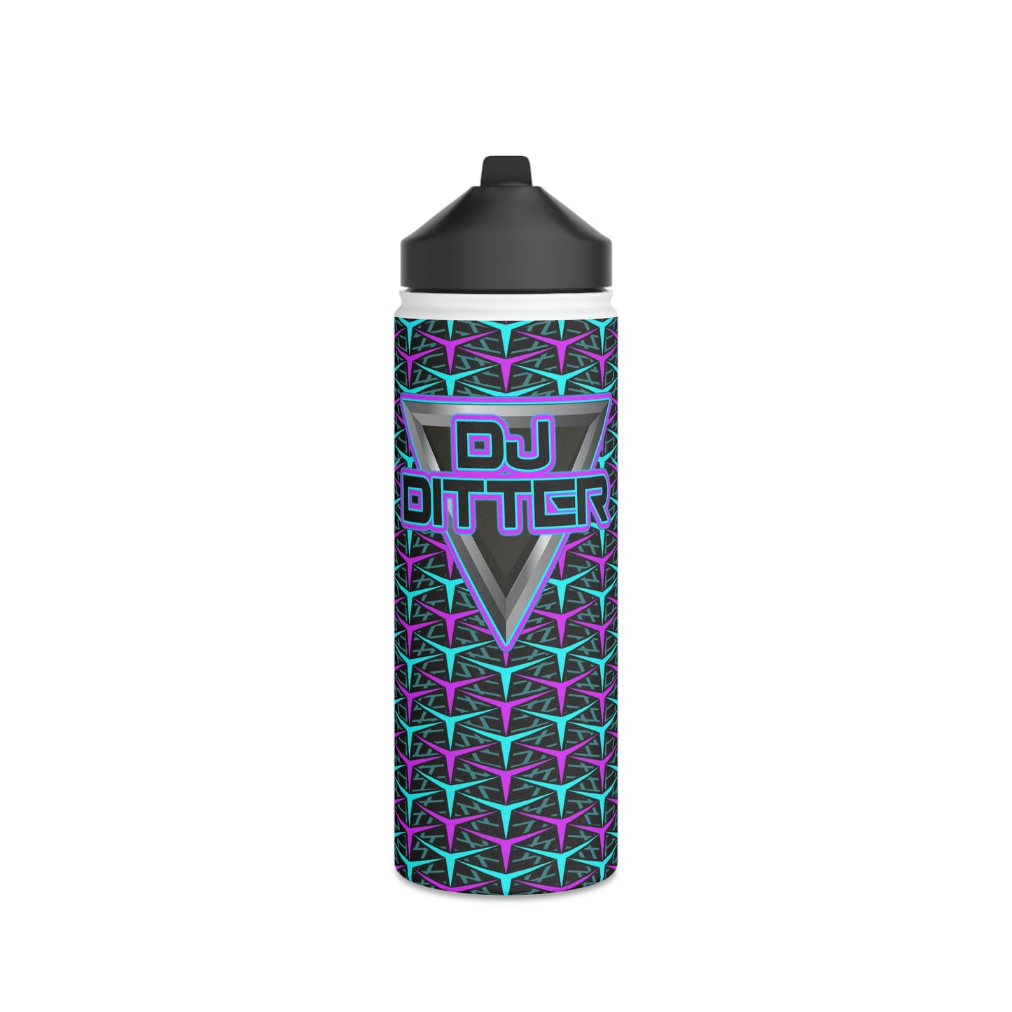 Dj Ditter Stainless Steel Water Bottle, Standard Lid