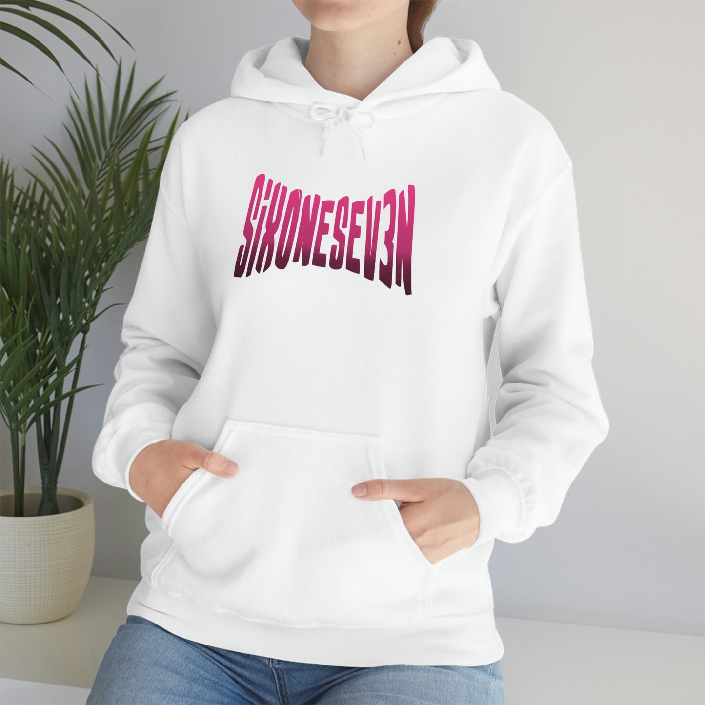 SixOneSev3n Text Unisex Hoodie