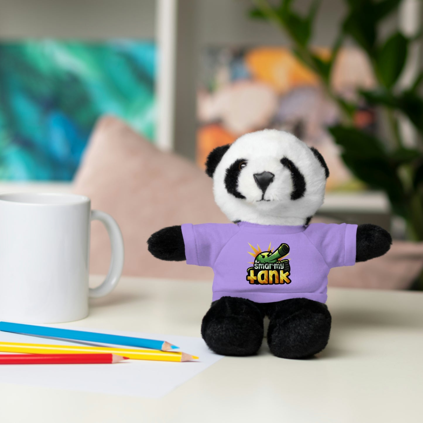 Smarmy Tank Stuffed Animals with Tee