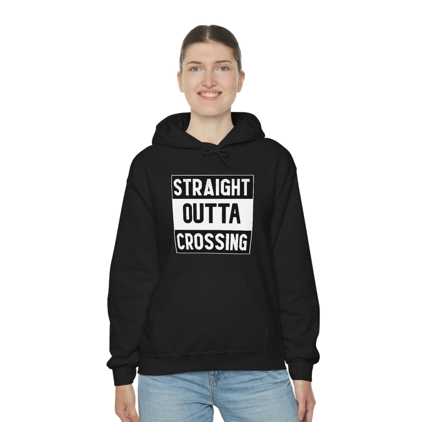 Straight Outta Crossing Unisex Hoodie