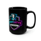Team SMF Black Mug, 15oz
