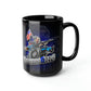 GrandpaG Silhouette Black Mug, 15oz