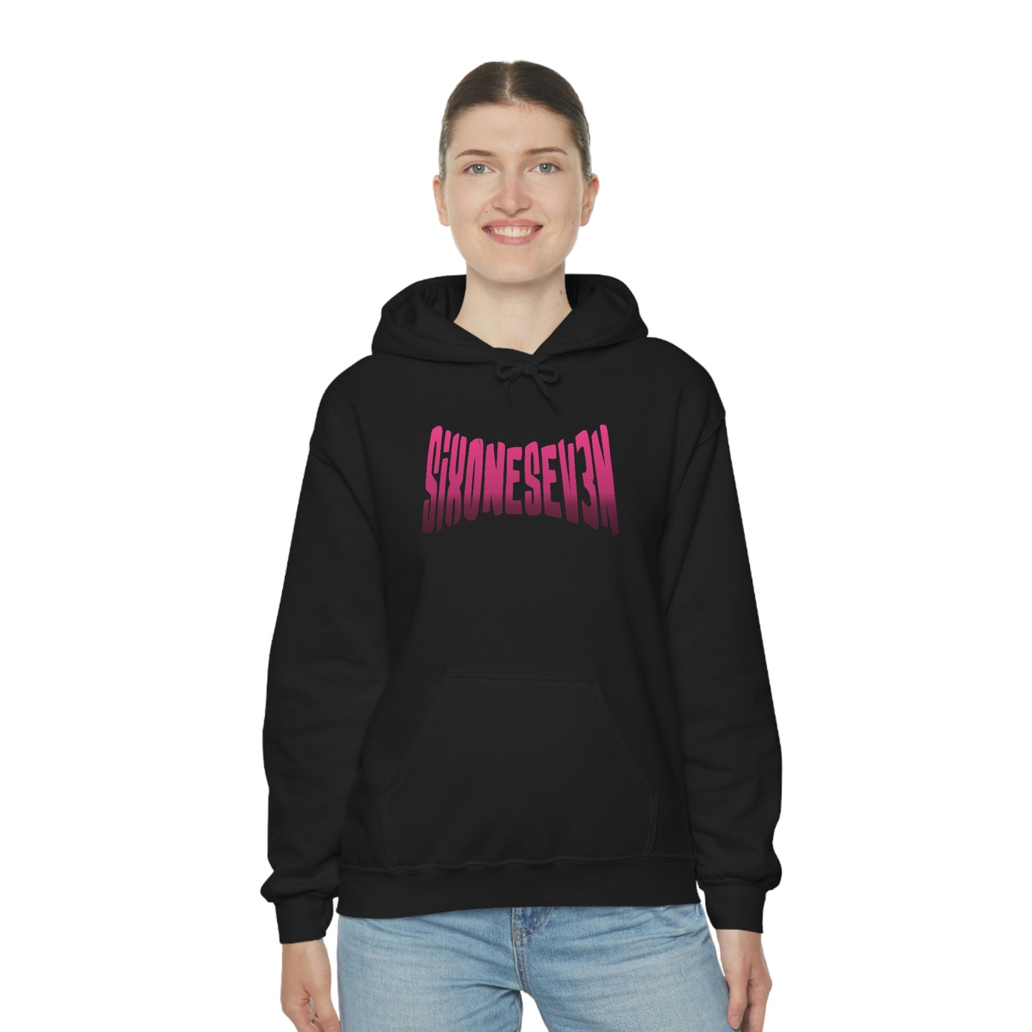 SixOneSev3n Text Unisex Hoodie