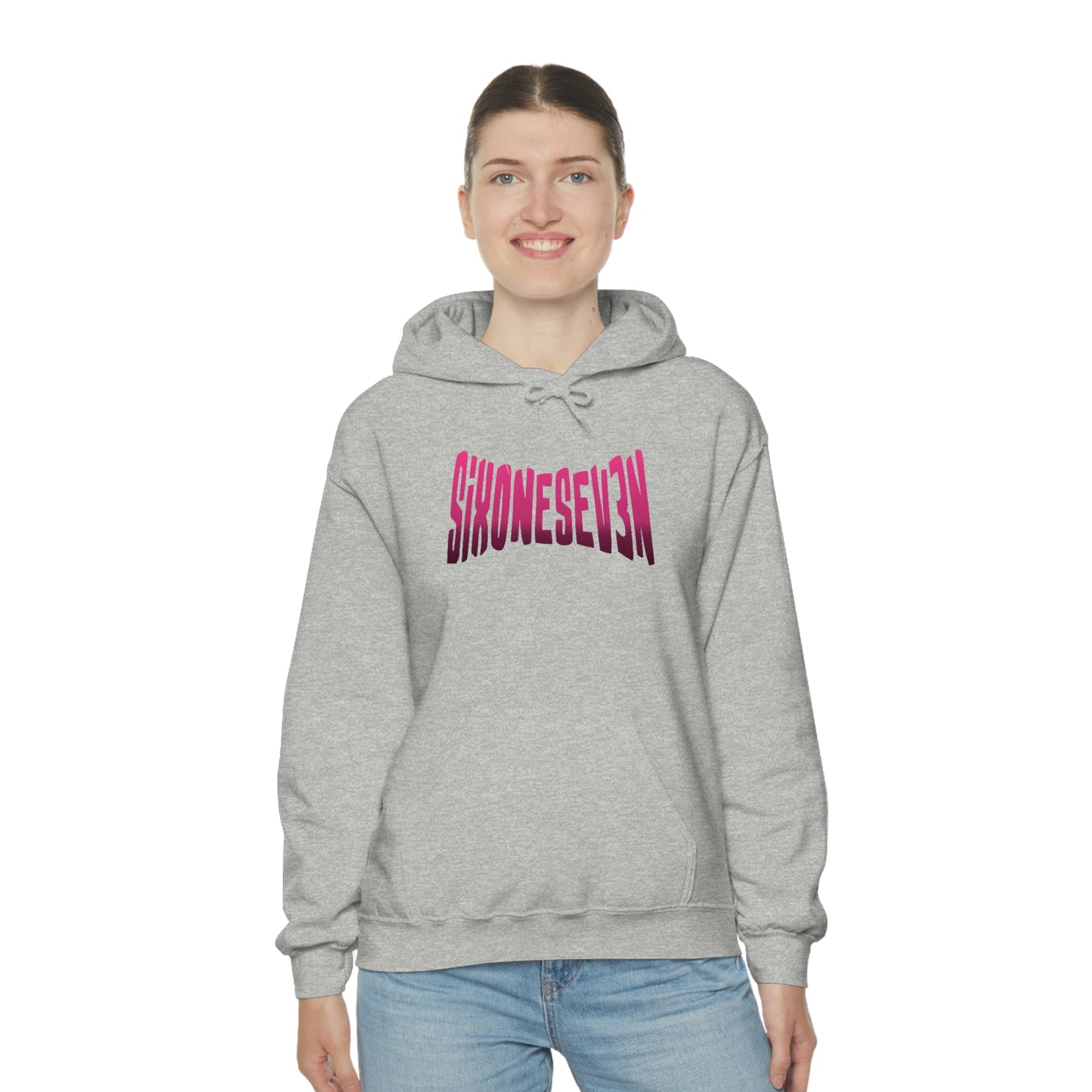 SixOneSev3n Text Unisex Hoodie