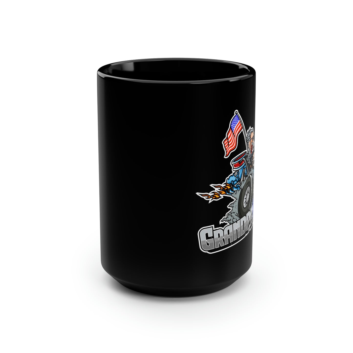 GrandpaG Black Mug, 15oz
