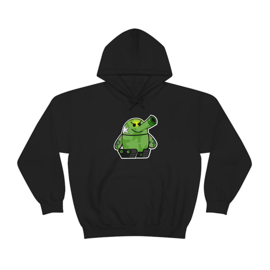 Smarmy Tank Cartoon Unisex Hoodie