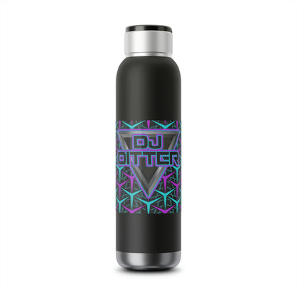 Dj Ditter Soundwave Copper Vacuum Audio Bottle 22oz
